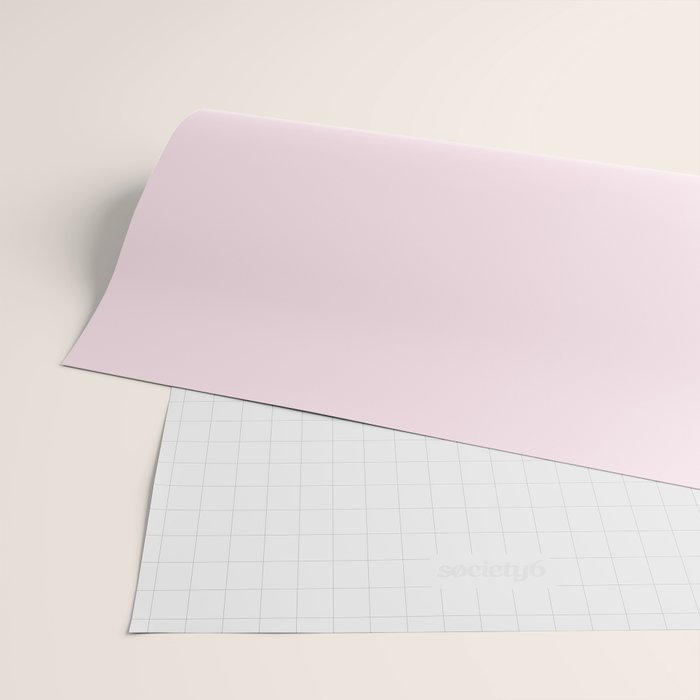 Color light pink Wrapping Paper Gallery Image 2