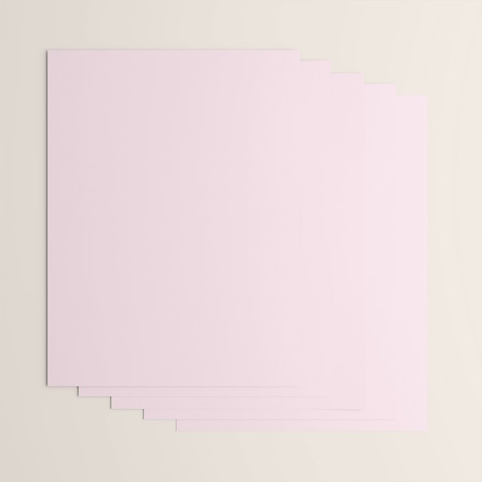 Color light pink Wrapping Paper Gallery Image 3