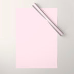 Color light pink Wrapping Paper Gallery Image 1