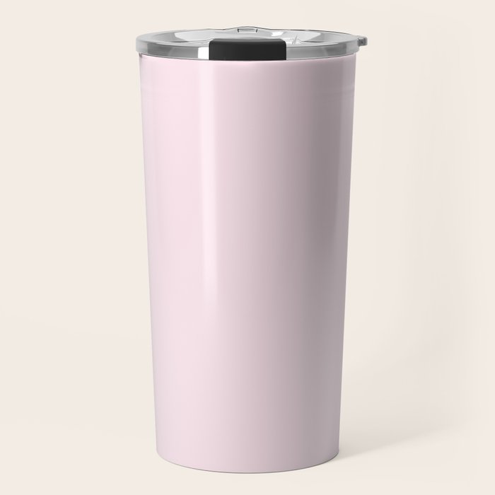 Color light pink Travel Mug Gallery Image 1
