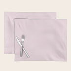 Color light pink Placemat Gallery Image 1