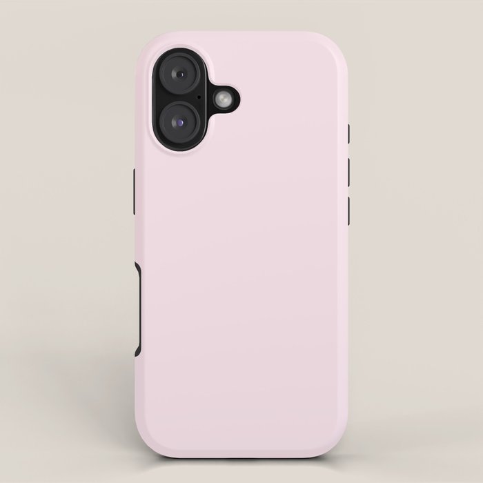 Color light pink iPhone Case Gallery Image 1