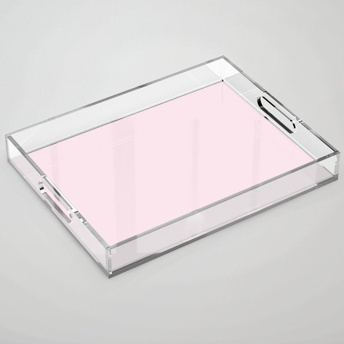 Color light pink Acrylic Tray Gallery Image 1