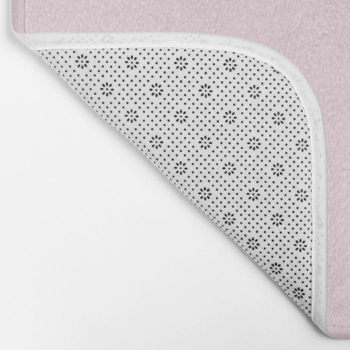 Color light pink Bath Mat Gallery Image 2