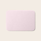 Color light pink Bath Mat Gallery Image 1