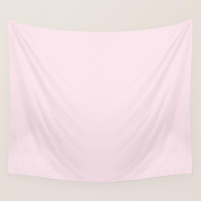 Color light pink Wall Tapestry Gallery Image 4