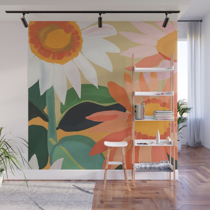 Sunflowers 22 Wall Mural Gallery Image 1