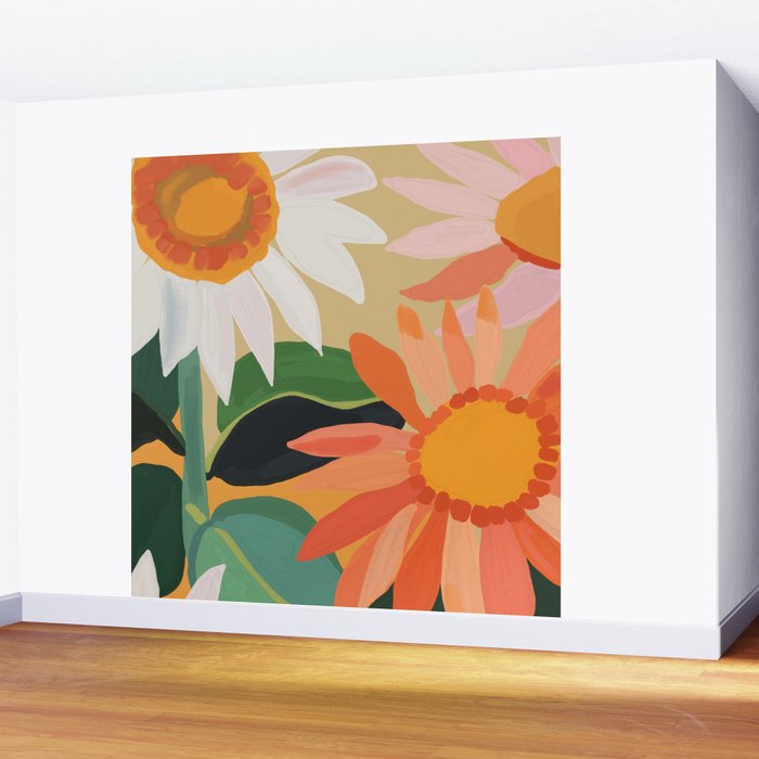 Sunflowers 22 Wall Mural Gallery Image 2