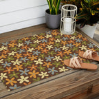 Tiny Flower Pattern #2 Outdoor Rug Gallery Image 2