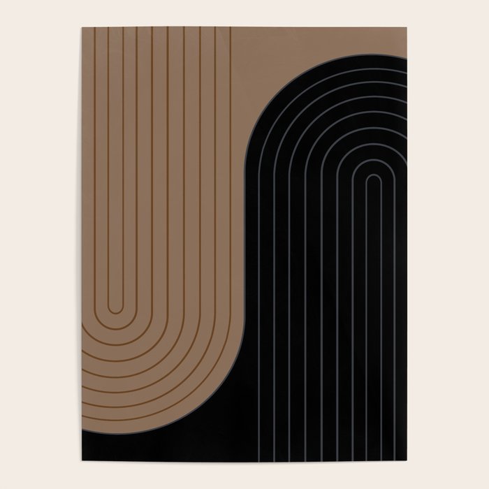 Two Tone Line Curvature XXXVI Poster Gallery Image 1