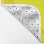 Yellow abstract shapes N02 Bath Mat Gallery Image 2