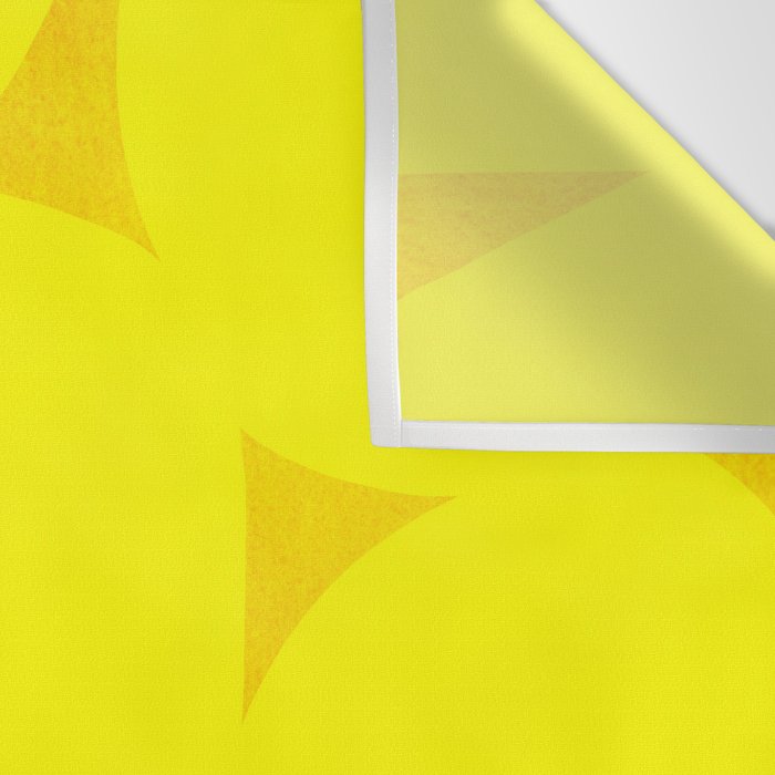 Yellow abstract shapes N02 Wall Tapestry Gallery Image 3