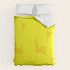 Yellow abstract shapes N02 Comforter Gallery Image 6
