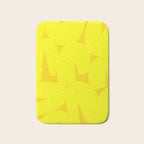 Yellow abstract shapes N02 Bath Mat Gallery Image 1