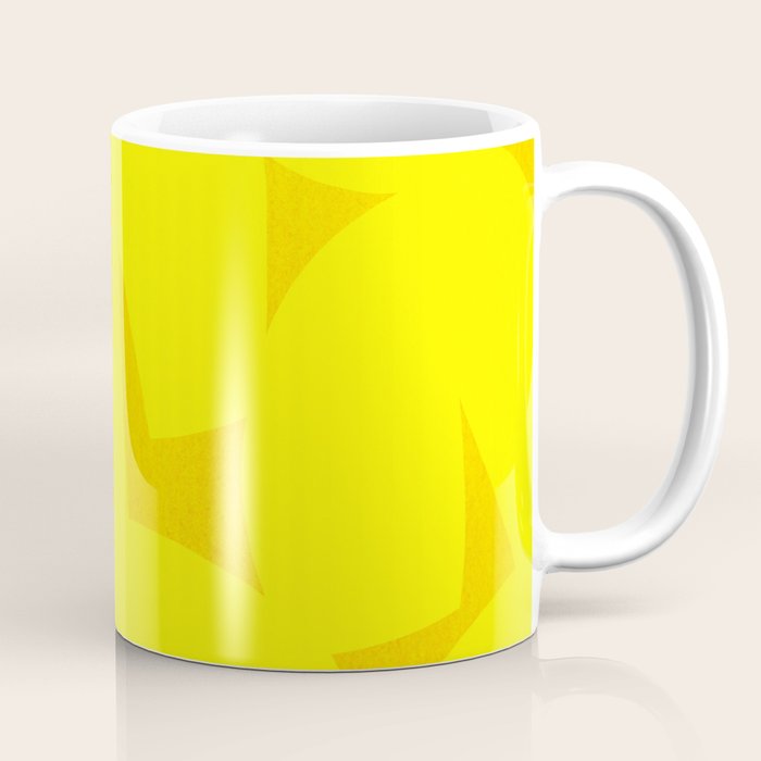 Yellow abstract shapes N02 Coffee Mug Gallery Image 1
