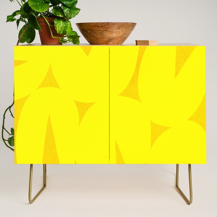 Yellow abstract shapes N02 Credenza Gallery Image 1