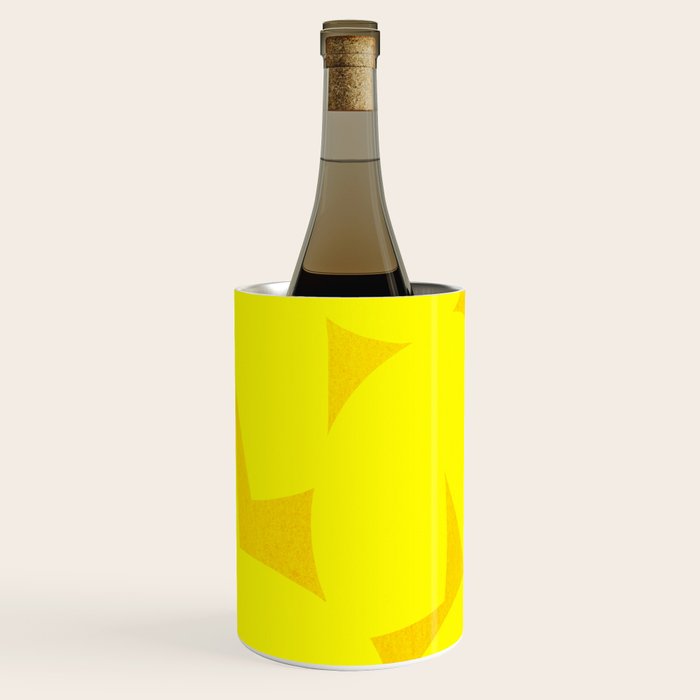 Yellow abstract shapes N02 Wine Chiller Gallery Image 3