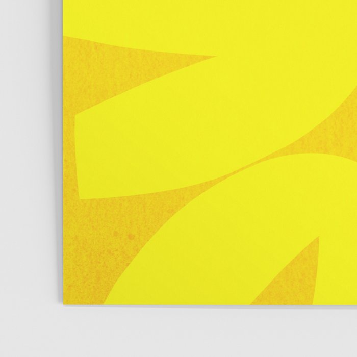 Yellow abstract shapes N02 Poster Gallery Image 3