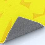 Yellow abstract shapes N02 Rug Gallery Image 4