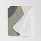 Tropical Leaf- Abstract Art 23 Throw Blanket Gallery Image 3