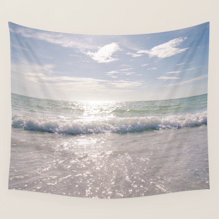 Glittery Sea Wall Tapestry Gallery Image 1