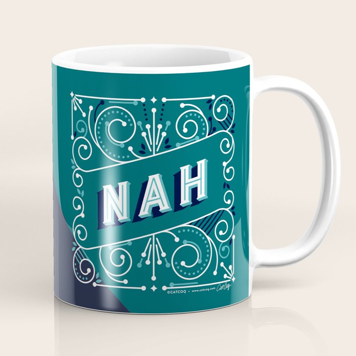 Nah - Teal Palette Coffee Mug Gallery Image 1