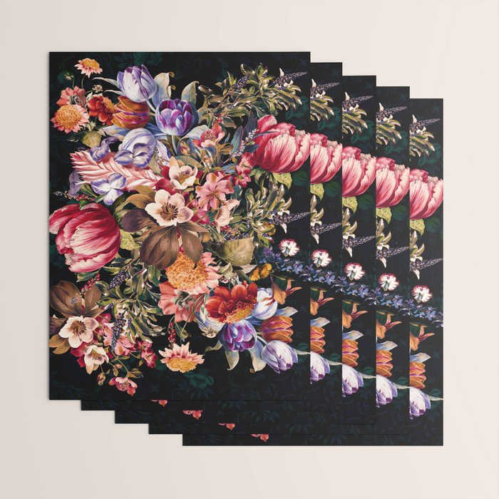 Midnight Garden VII Wrapping Paper Gallery Image 3