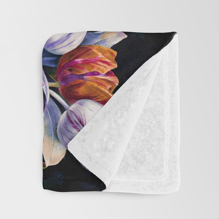 Midnight Garden VII Throw Blanket Gallery Image 3