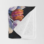 Midnight Garden VII Throw Blanket Gallery Image 3