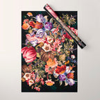 Midnight Garden VII Wrapping Paper Gallery Image 1