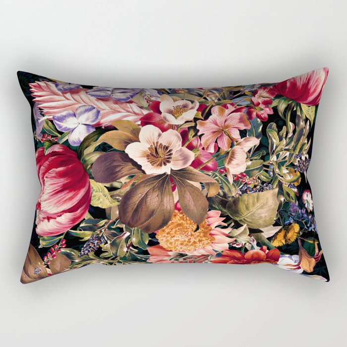 Midnight Garden VII Rectangular Pillow Gallery Image 1