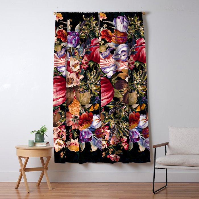 Midnight Garden VII Window Curtain Gallery Image 5