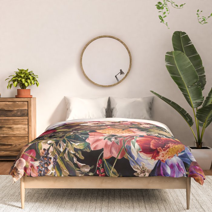 Midnight Garden VII Comforter Gallery Image 3