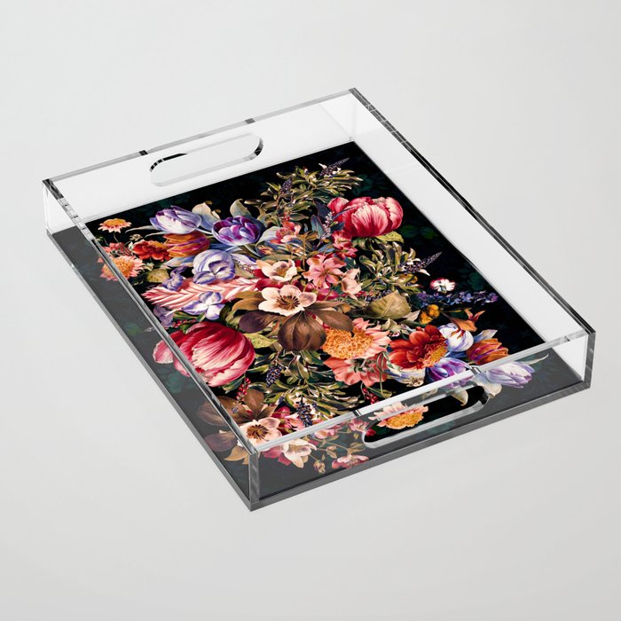 Midnight Garden VII Acrylic Tray Gallery Image 1