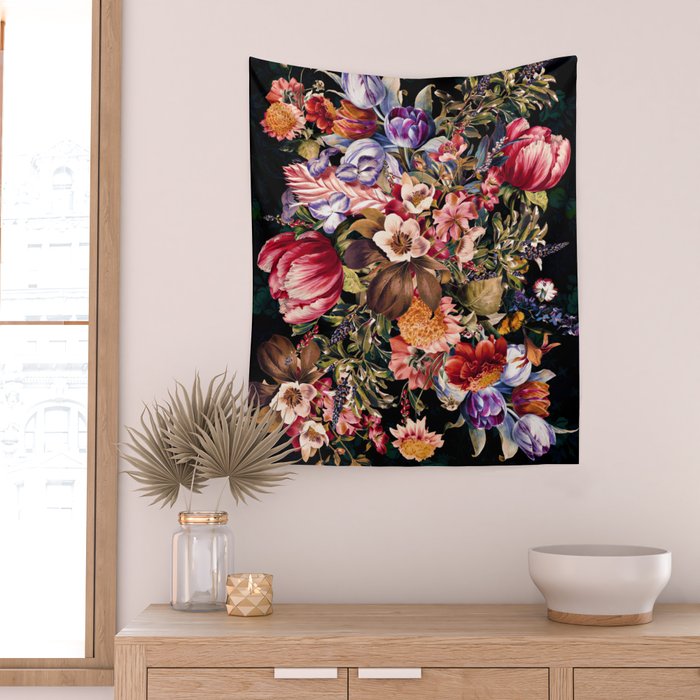 Midnight Garden VII Wall Tapestry Gallery Image 2