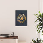Golden Yin Yang I Ching Poster Gallery Image 2