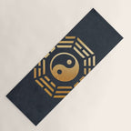 Golden Yin Yang I Ching Yoga Mat Gallery Image 1