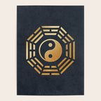 Golden Yin Yang I Ching Poster Gallery Image 4