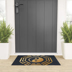 Golden Yin Yang I Ching Welcome Mat Gallery Image 3