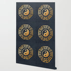 Golden Yin Yang I Ching Wallpaper Gallery Image 2