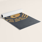 Golden Yin Yang I Ching Yoga Mat Gallery Image 2