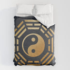 Golden Yin Yang I Ching Comforter Gallery Image 6