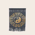Golden Yin Yang I Ching Wall Hanging Gallery Image 1