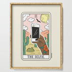 SELFIE READING (DARK) Serving Tray Gallery Image 1