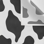 Black and White Cow Print Wall Tapestry Gallery Image 3