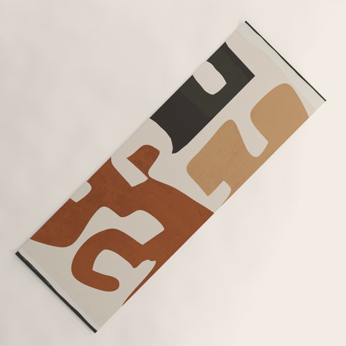 Modern Abstract Shapes 112 Yoga Mat Gallery Image 1