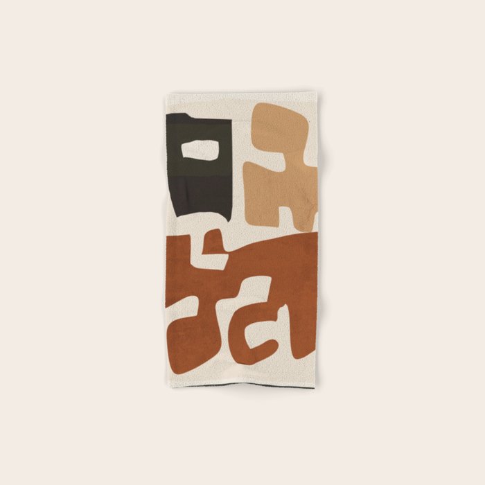 Modern Abstract Shapes 112 Bath Towel Gallery Image 1