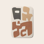 Modern Abstract Shapes 112 Bath Mat Gallery Image 1
