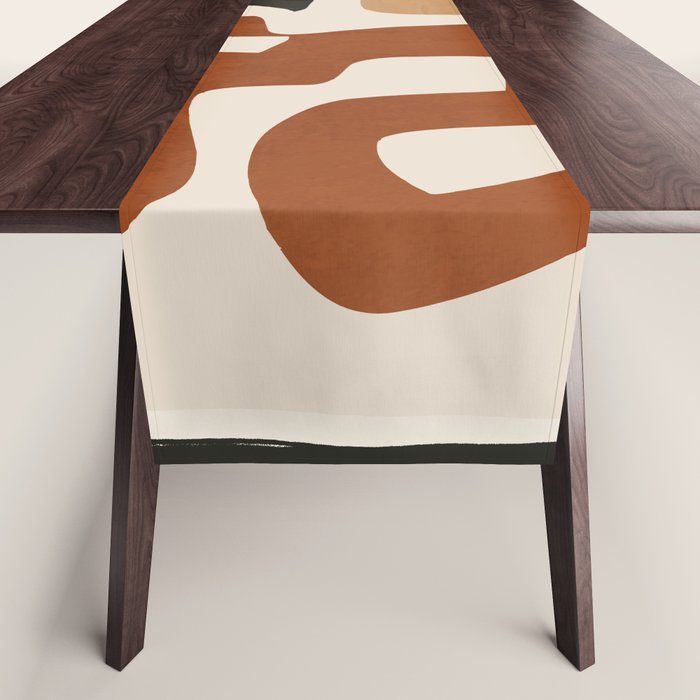 Modern Abstract Shapes 112 Table Runner Gallery Image 1