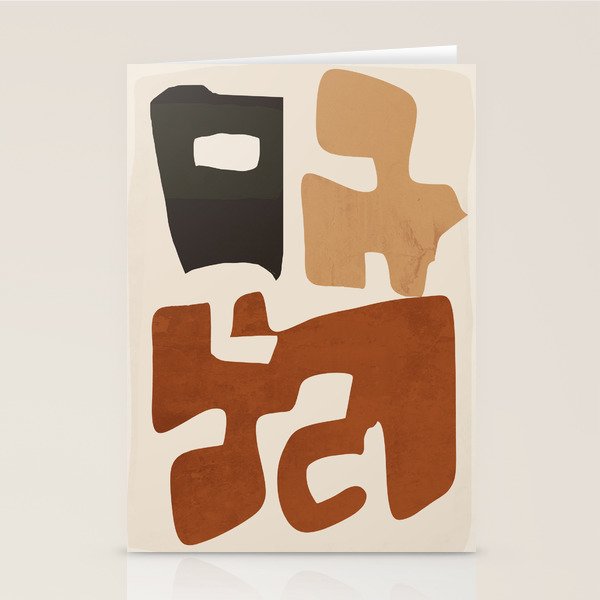 Modern Abstract Shapes 112 Stationery Card Gallery Image 1